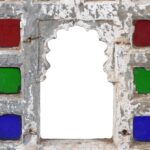 Stained Glass Window Panel From Dungarpur - 19th Century - Image 2