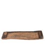 Old Carved Acacia Wood Tray From Rajasthan - 19thC - Image 2
