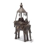 Bastar Danteshwari on an Elephant From Chhattisgarh - 19thC