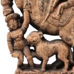 Carved Teak Horse Bracket From South India - 18thC - Image 7