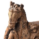 Carved Teak Horse Bracket From South India - 18thC - Image 8