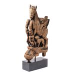 Carved Teak Horse Bracket From South India - 18thC - Image 4