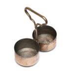 Brass 2 Way Dusakar Pickle Dish - Ca 1940 - Image 2