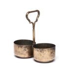 Brass 2 Way Dusakar Pickle Dish - Ca 1940
