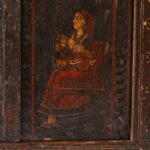 Painted Indian Window Shutter From Bikaner - 19thC - Image 3