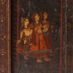 Painted Indian Window Shutter From Bikaner - 19thC - Image 2