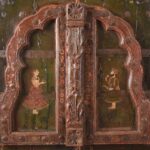 Painted Indian Windows From Bikaner - 19thC - Image 2