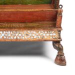 Painted Teak Singhasan From Bikaner -  India  - 19thC - Image 5