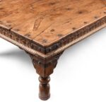 Indian Acacia Wood Takhat Coffee Table From Rajasthan- 19thC - Image 10