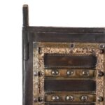 Old Brass Bound Door From Shekhawati - 19th Century - Image 4