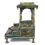 Painted Teak Singhasan from India – 19th Century - Image 9