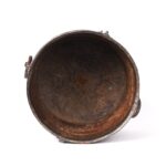 Iron & Jackfruit Wood Grain Measure From South India - 19thC - Image 3