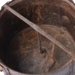 Iron Bound Grain Measure South India - 19thC - Image 5
