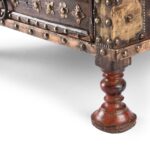 Brass & Rosewood Singhasan From Rann of Kutch  - 19th Century - Image 10
