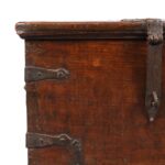 Iron Bound Indian Teak Chest From Gujarat - 18thC - Image 3