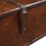 Iron Bound Indian Teak Chest From Gujarat - 18thC - Image 7