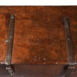 Iron Bound Indian Teak Chest From Gujarat - 18thC - Image 8