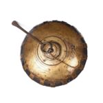 Brass & Teak Indian Tobacco Pot From Rajasthan - 19thC - Image 2