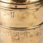 2 Tier Indian Vintage Brass Tiffin Box Set - Ca 1930 - Image 2