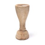 Teak Candlestick Made From An Old Takhat Leg