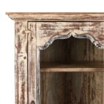 White Painted Glazed Wall Cabinet - Ca 1920 - Image 2