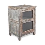 Vintage Indian Painted Glazed Display Cabinet - Ca 1920 - Image 3