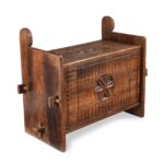 Carved Tribal Cedar Chest From The Kulu Valley - Ca 1920 - Image 2