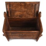 Carved Tribal Cedar Chest From The Kulu Valley - Ca 1920 - Image 3