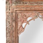 Carved Indian Window Mirror From Kutch - 19thC (52 x 68cm) - Image 4