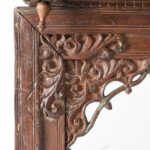 Carved Indian Window Mirror From Kutch - 19thC (46 x 63cm) - Image 4