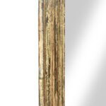 Rustic Green Painted Indian Mirror (61 x 152 cm) - Image 6