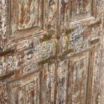 Reclaimed Teakwood Cabinet With Old Paint - Image 6