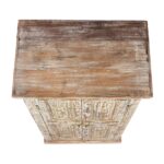 Reclaimed Teakwood Cabinet With Old Paint - Image 5