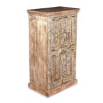 Reclaimed Teakwood Cabinet With Old Paint - Image 4