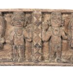 Carved Cedar Lintel Panel From Kangra Valley - 19thC - Image 2