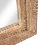 Carved Large Mihrab Mirror - Limed And Painted Finish - Image 6
