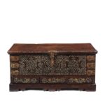 Rosewood Brass Studded 'Zanzibar' Chest - 19th Century