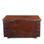 Iron Bound Indian Rosewood Chest From Kutch - 19thC - Image 10