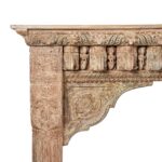 Painted Long Console Table Made From Reclaimed Teak - Image 2