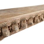 Painted Long Console Table Made From Reclaimed Teak - Image 6