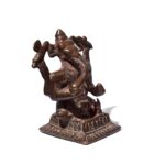 Bronze Valampuri Ganesha Statue - 18th Century - Image 3