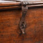 Iron Bound Indian Teak Chest From Goa - 19thC - Image 5