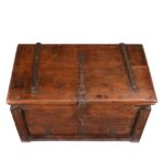 Iron Bound Indian Teak Chest From Goa - 19thC - Image 3