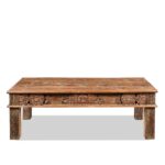 Indian Takhat Coffee Table Made From Reclaimed Teak - Image 2