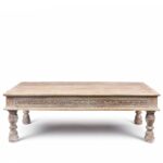 Indian Takhat Coffee Table Made From Reclaimed Teak - Image 3