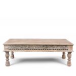 Indian Takhat Coffee Table Made From Reclaimed Teak - Image 2
