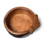 Carved Cedar Parath Bowl From Kullu - Ca 1920 - Image 2