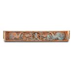 Carved Teak Ganesh Lintel Panel From Madhya Pradesh - 19th Century - Image 5