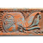 Carved Teak Ganesh Lintel Panel From Madhya Pradesh - 19th Century - Image 4
