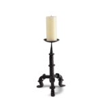 Hand Wrought Iron Candlestick